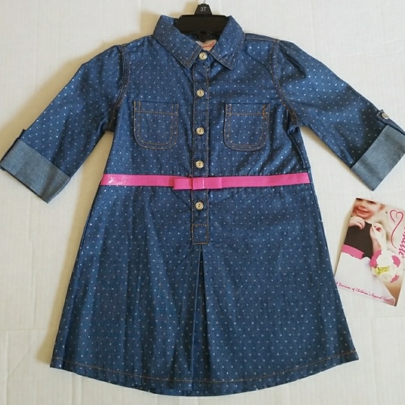 Denim dress toddler girl - Picture 2 of 2
